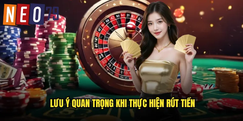 Rút Tiền neo79 Nhanh Gọn Chỉ Trong 3 Phút 3 Lưu ý quan trọng khi thực hiện rút tiền