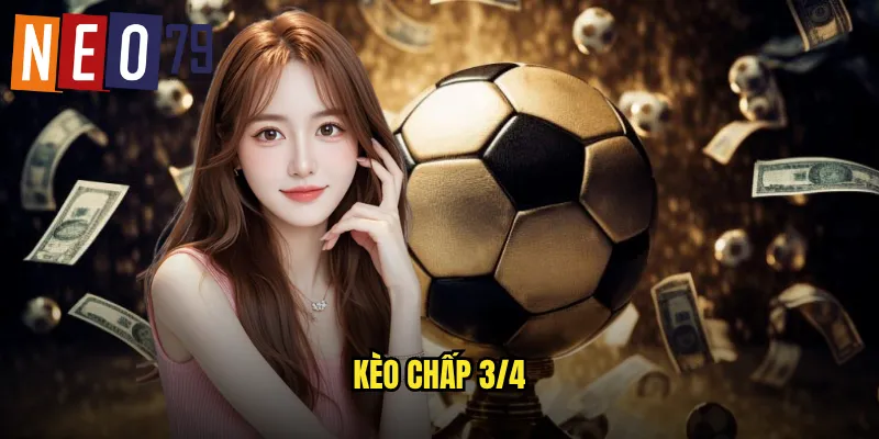 Kèo Chấp 3/4 neo79 Nửa Một Trái Phổ Biến Nhất 2 kèo chấp 3/4